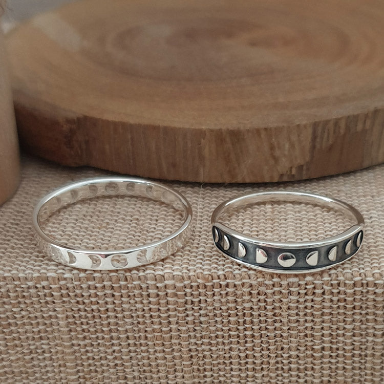 oxidized silver ring