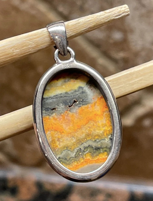 natural bumble bee pendant necklace
