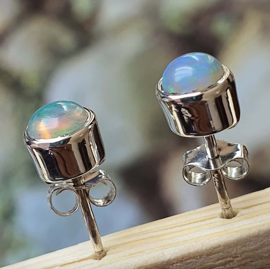 ethiopian opal earring