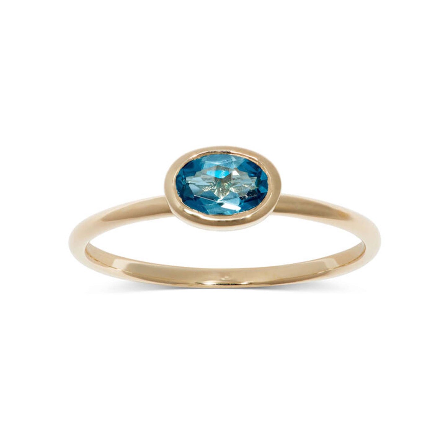 blue topaz ring silver