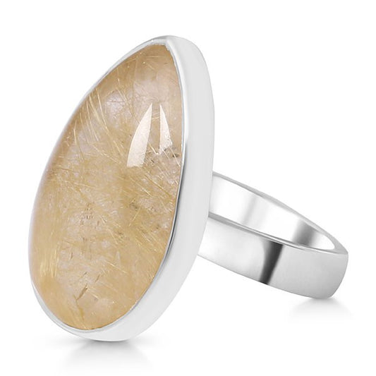 pear rutile ring
