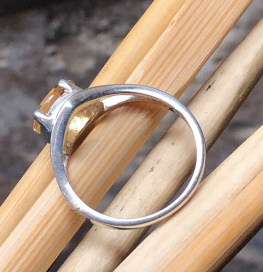 natural citrine ring
