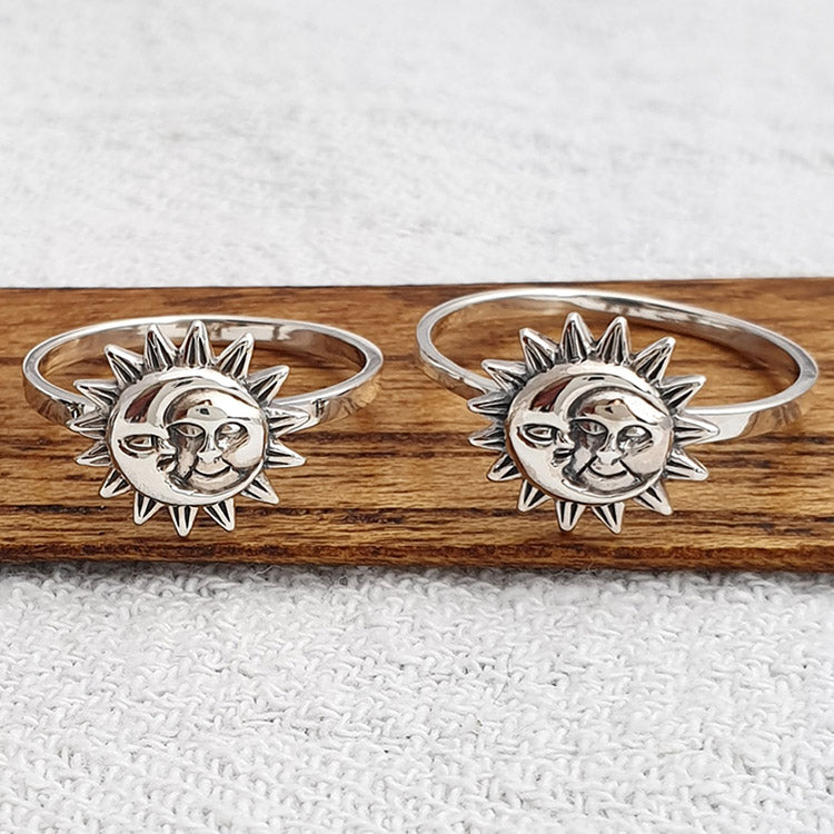 silver sun ring