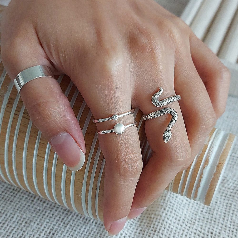 designer snake ring