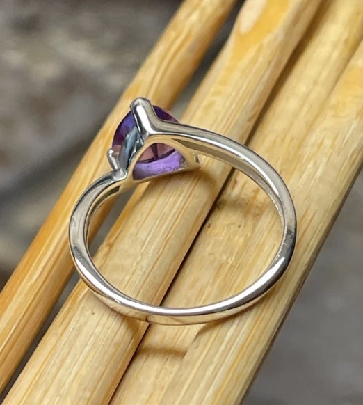 silver amethyst ring