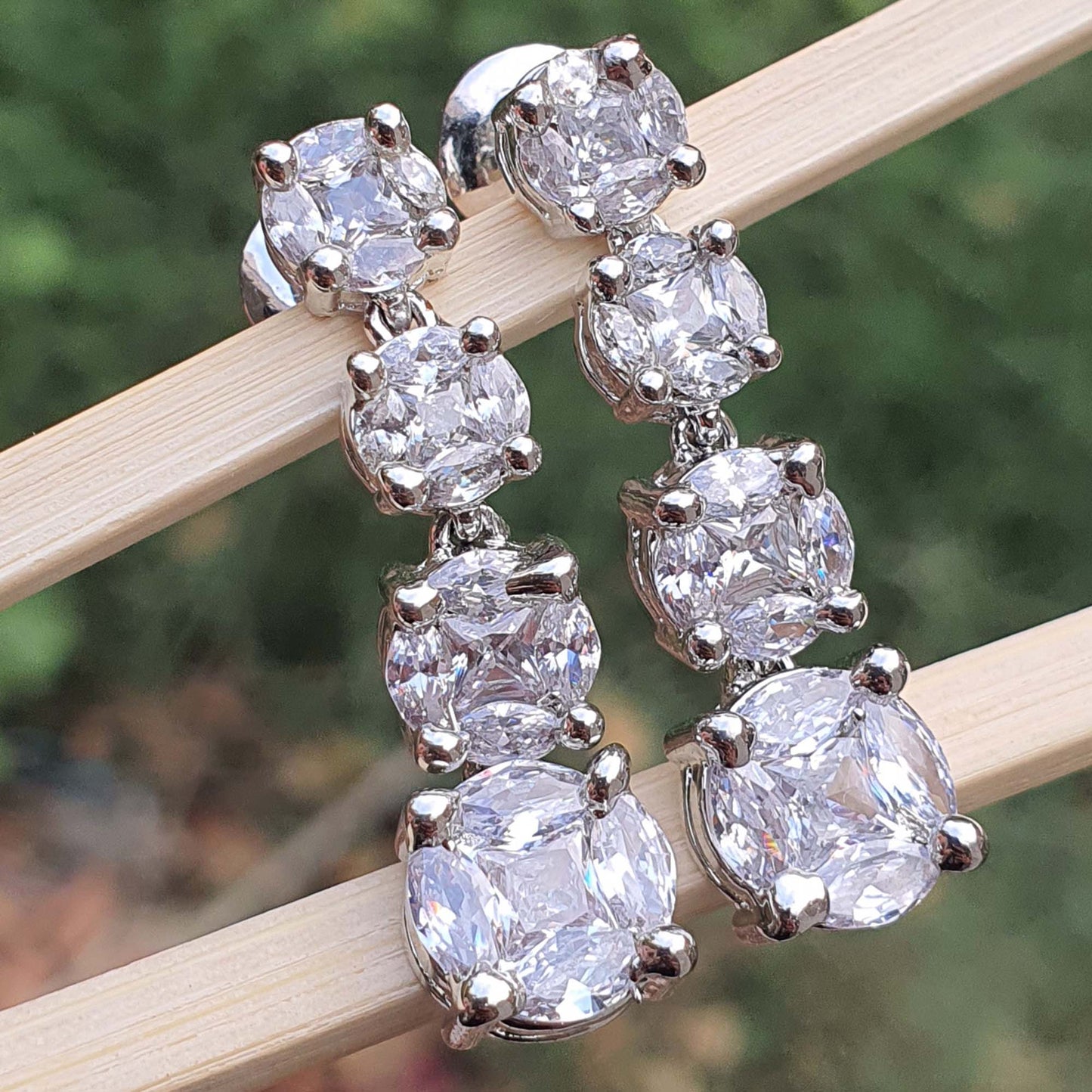 cz diamond earrings for women