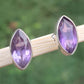 marquise amethyst studs