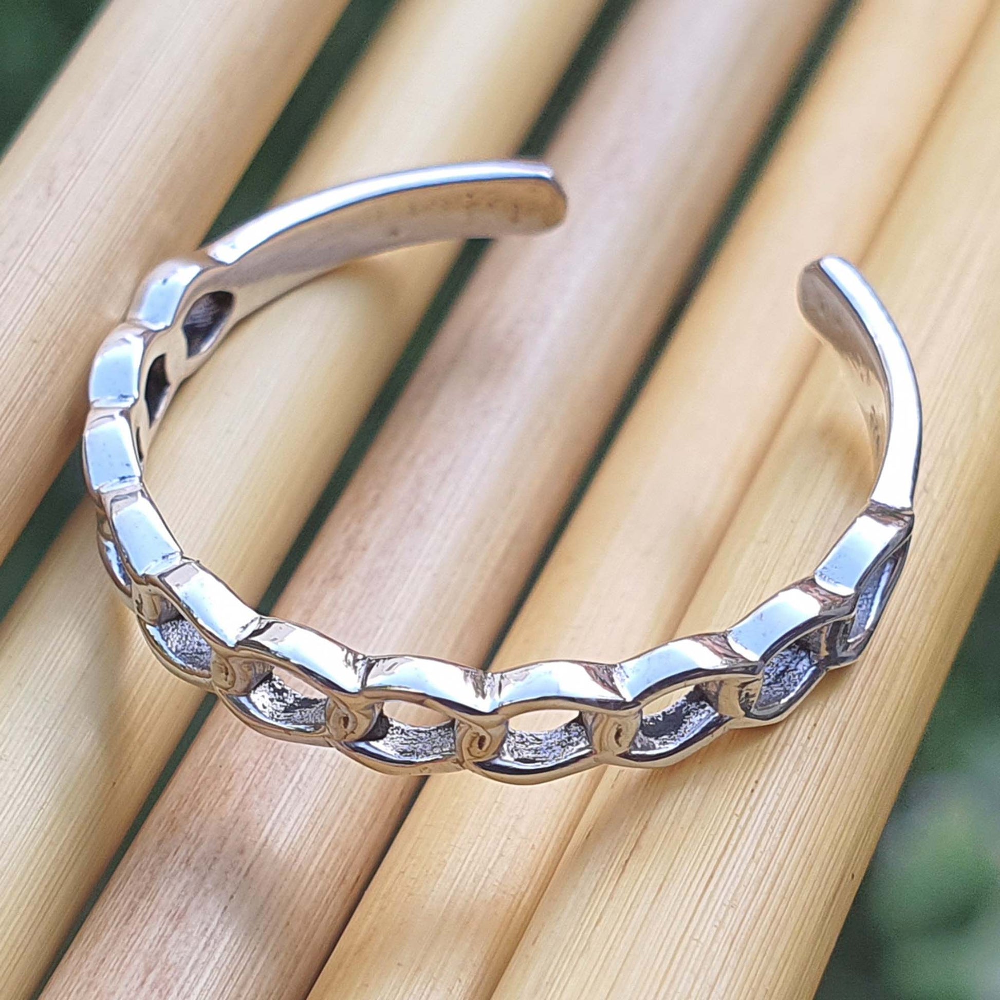 adjustable silver ring