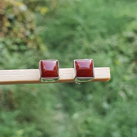 square stud earrings