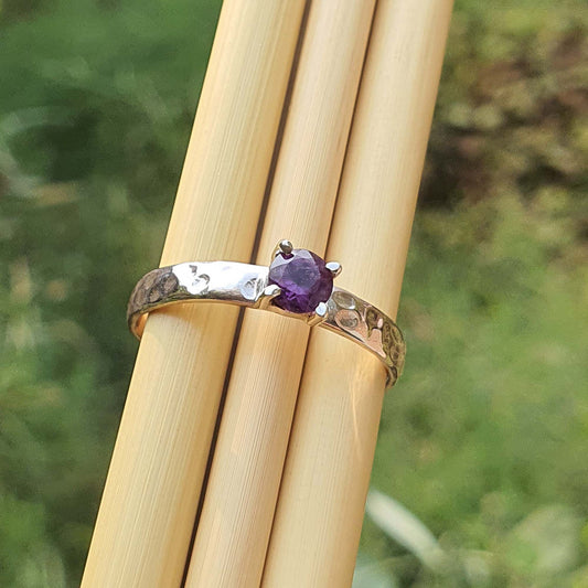 amethyst womens ring