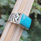 blue gemstone ring for men