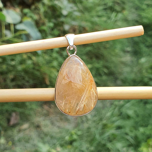 Golden Rutile Pendant