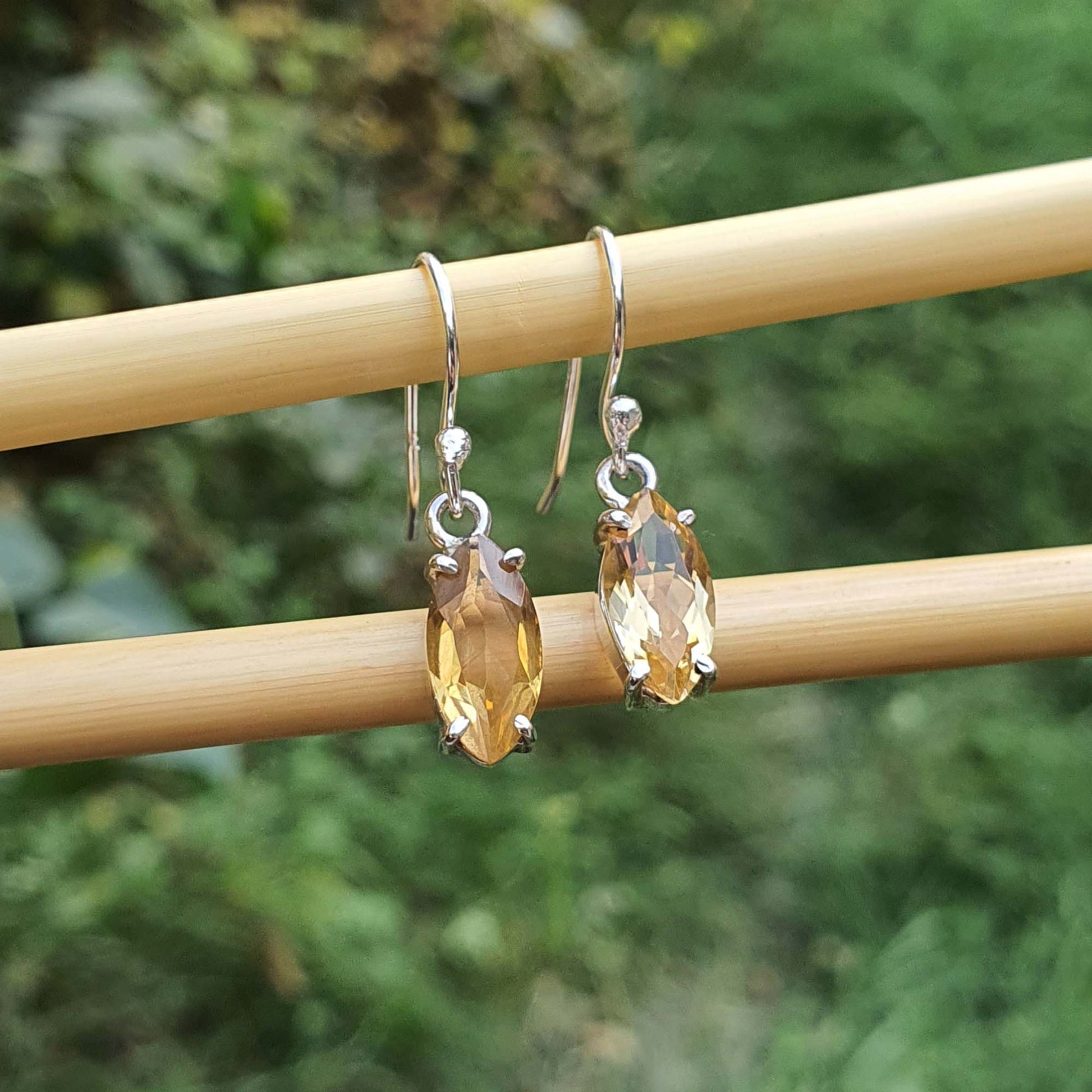 citrine earrings