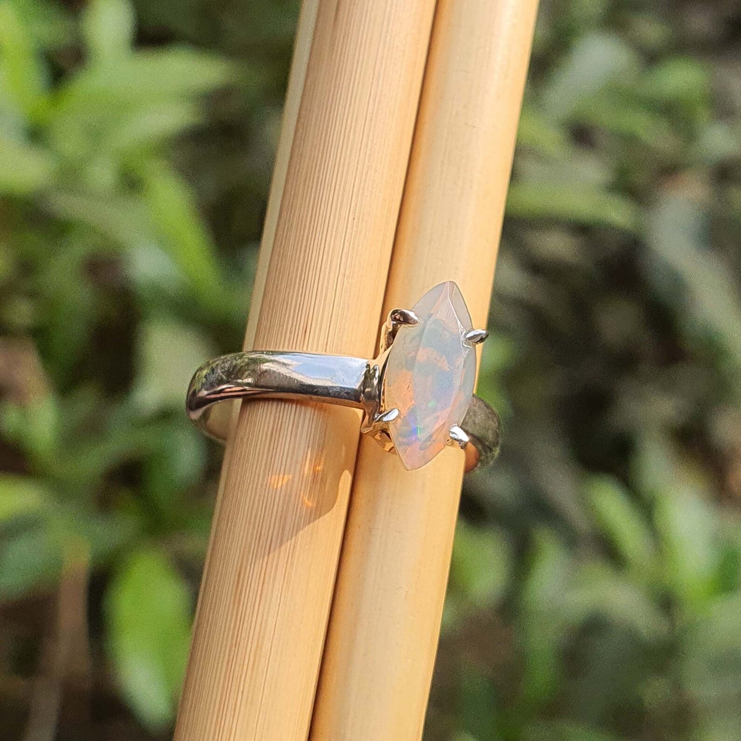 ethiopian opal ring