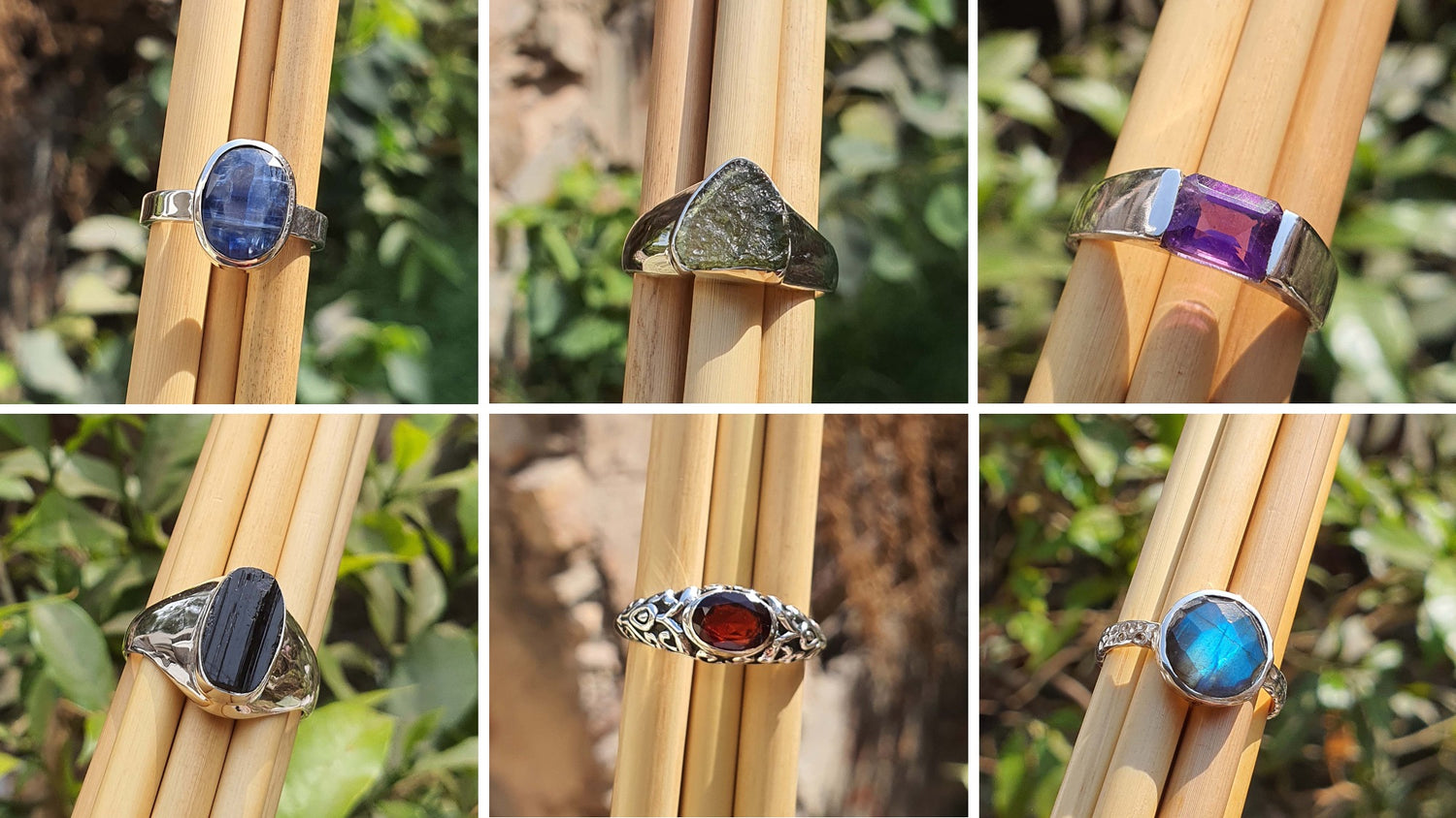 natural gemstone rings