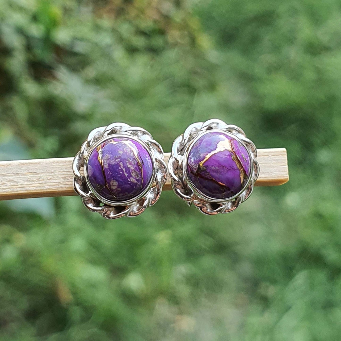 handmade gemstone earrings