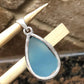 blue chalcedony pendant