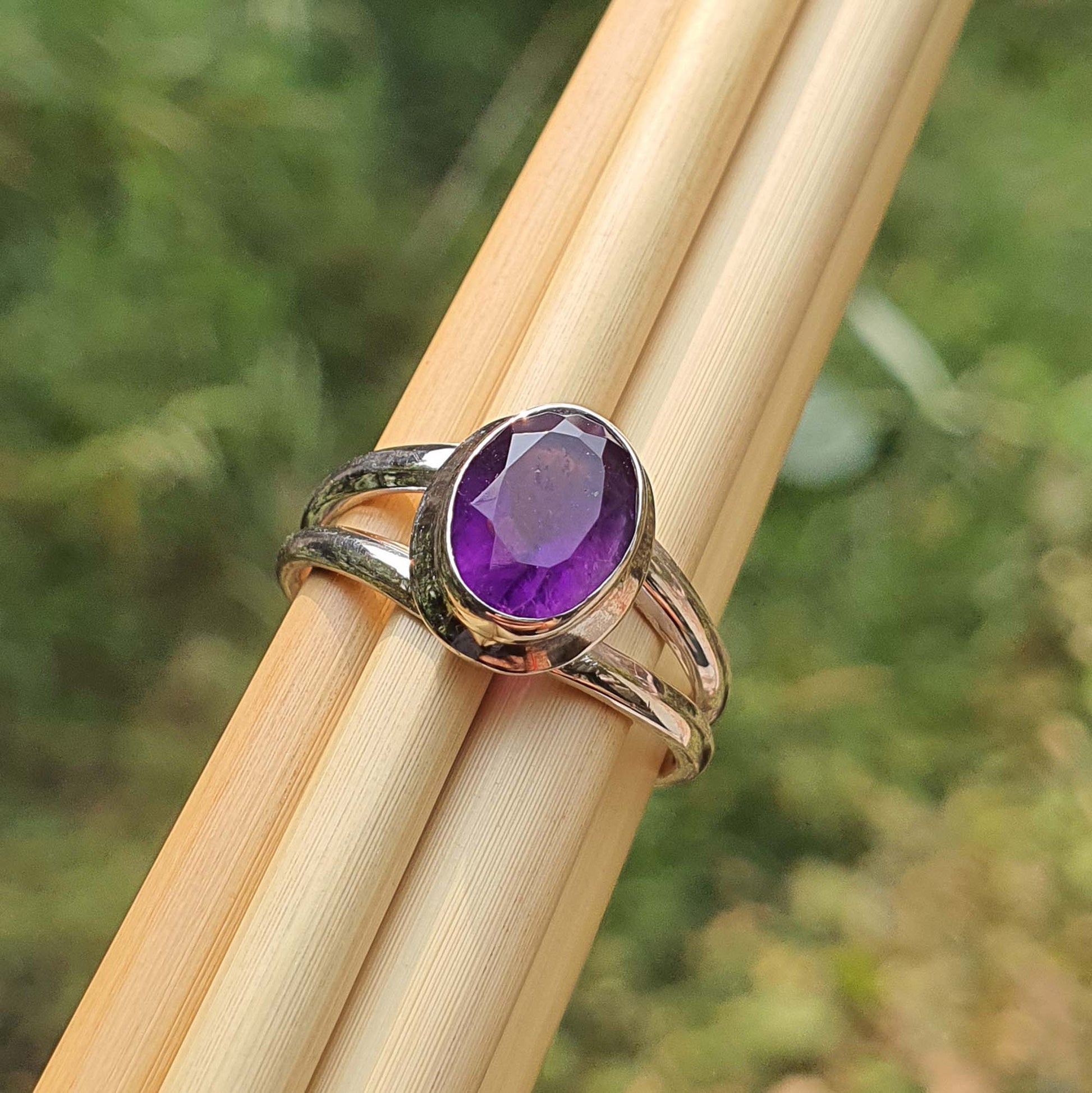 sterling silver natural gemstone rings for men