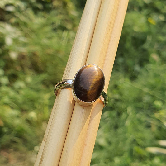 tiger eye ring for man