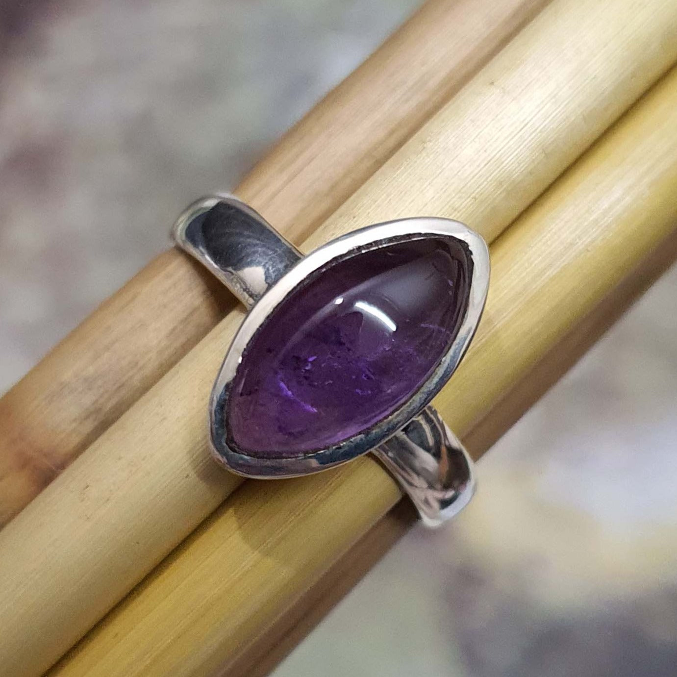 marquise amethyst ring 