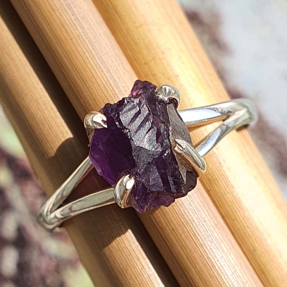 purple amethyst ring