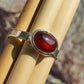 oval red onyx ring