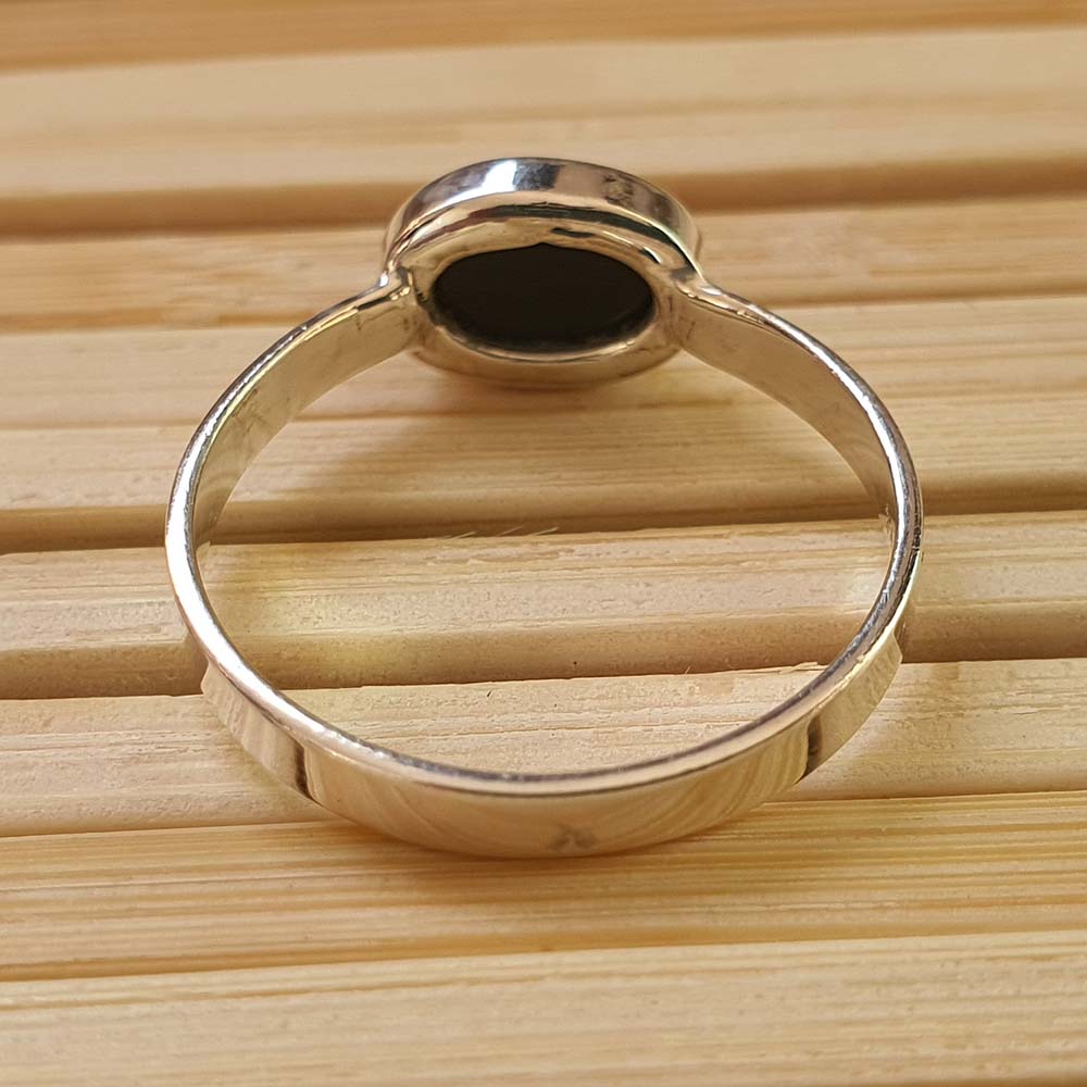 sterling silver onyx ring