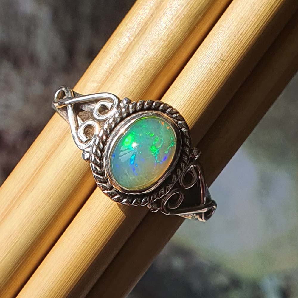 ethiopian opal ring