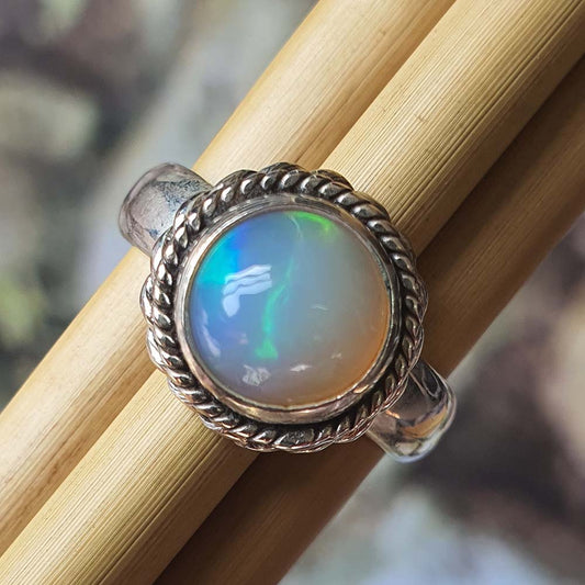ethiopian opal ring