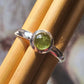 green tourmaline gemstone ring