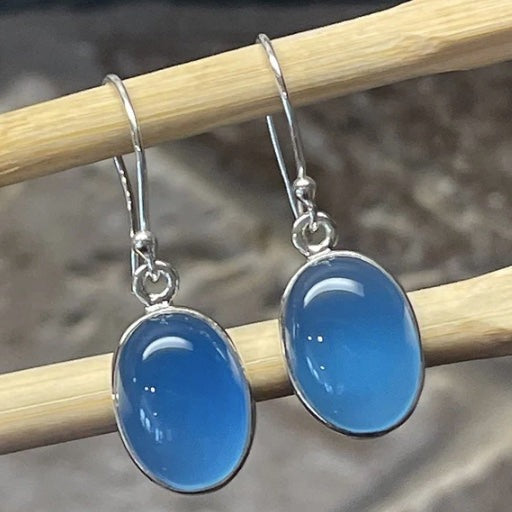 Blue Chalcedony Earrings