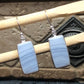 Blue lace agate earrings