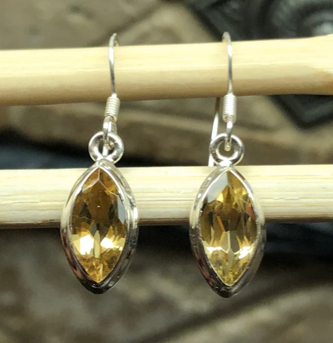 marquise citrine earrings