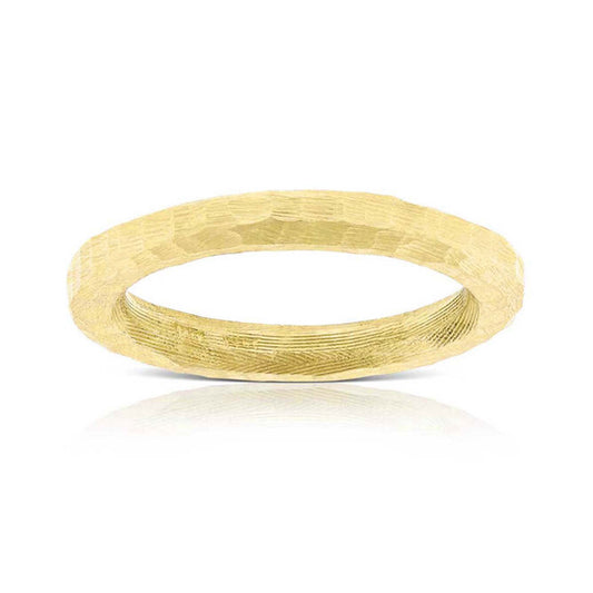 textured gold ring