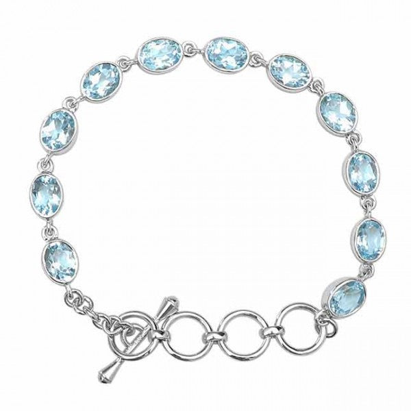 London blue topaz bracelet