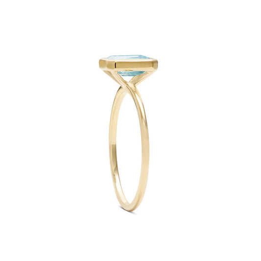 rectangle topaz ring 