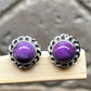 Purple Turquoise Earrings
