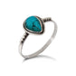 pear turquoise ring