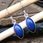 Marquise lapis lazuli earrings