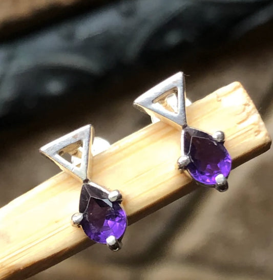 Purple Amethyst earrings