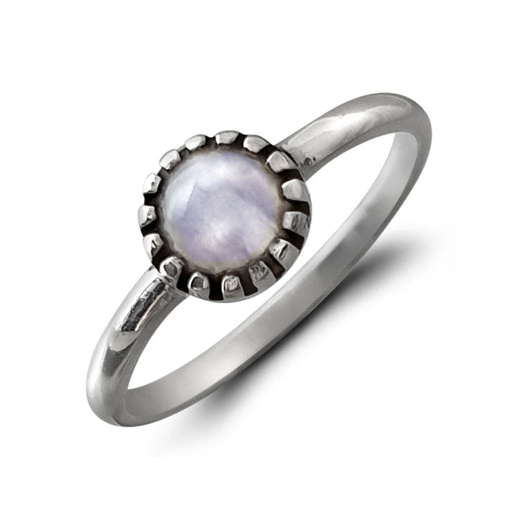 stackable moonstone ring 