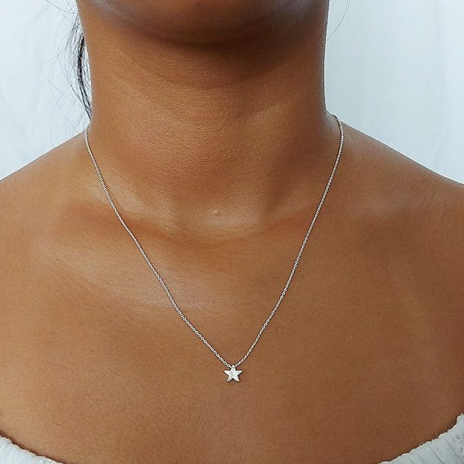 dainty star necklace jewelry