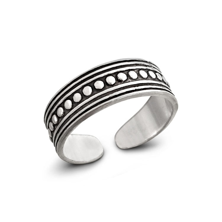 oxidized silver ring 